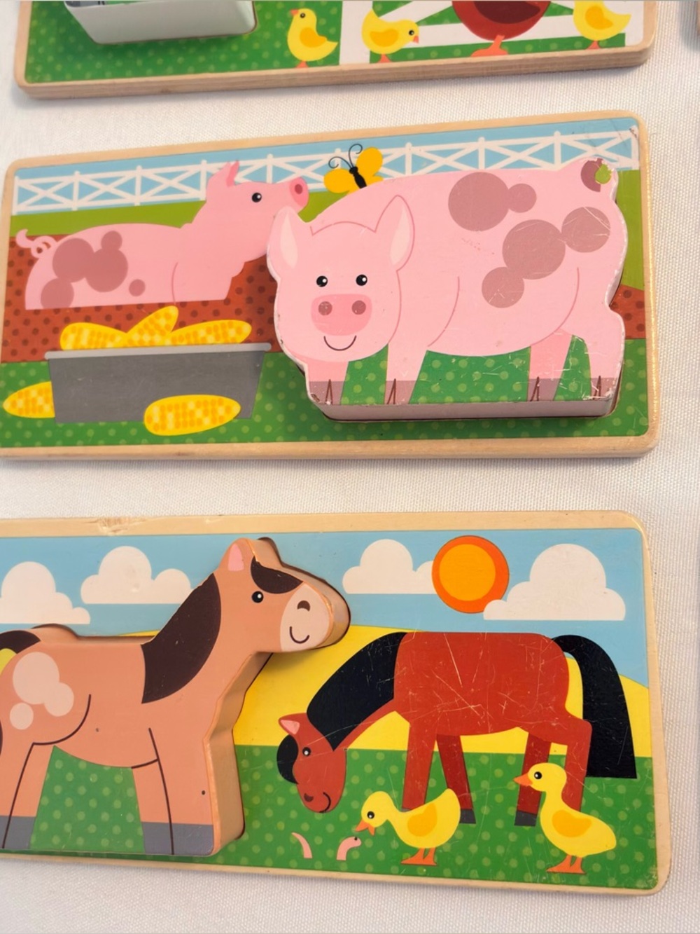 Melissa & Doug Animal Picture Boards Reversible Farm Ocean Jungle Forest - Picture 5 of 12